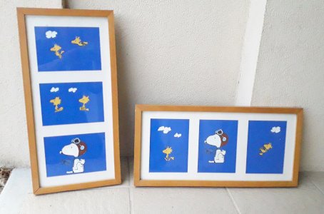 2 Snoopy frames