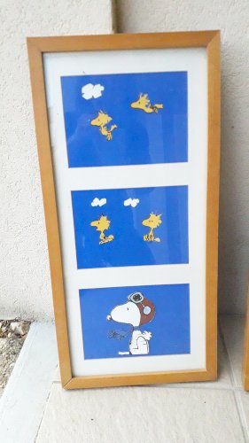 2 cadres Snoopy