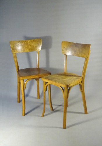 2 chaises Baumann style Scandinave 1960