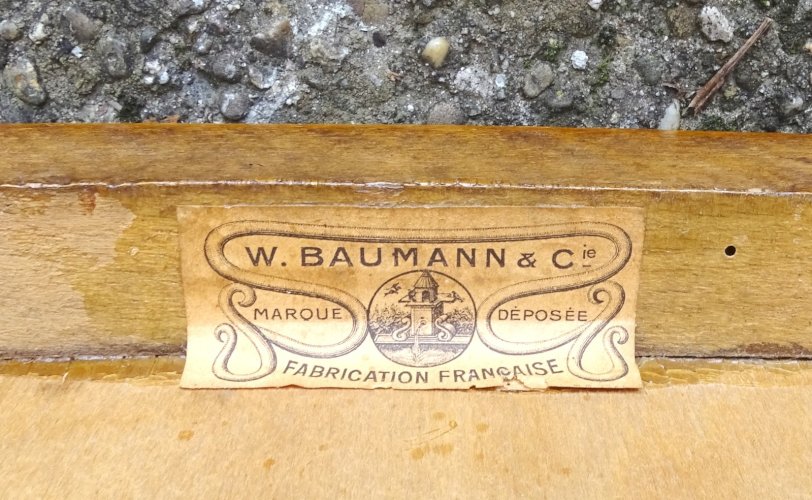 2 chaises bistrot Baumann N°60 vers 1926, no Thonet