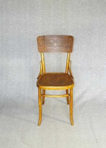2 chaises bistrot Baumann N°60 vers 1926, no Thonet