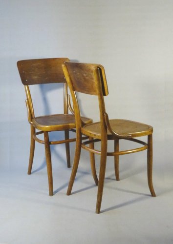 2 chaises bistrot Baumann N°60 vers 1926, no Thonet