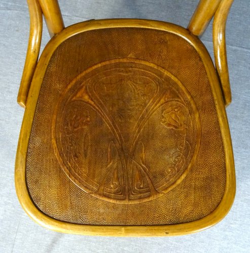 2 chaises bistrot Baumann N°60 vers 1926, no Thonet