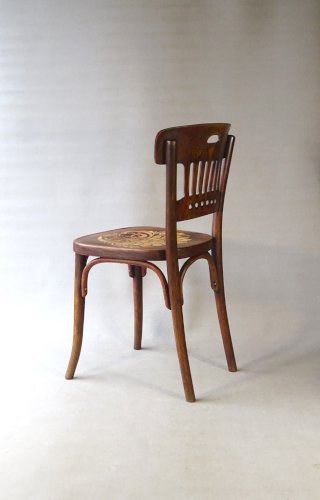 2 Chaises Kohn par Thonet Bistrot 1925