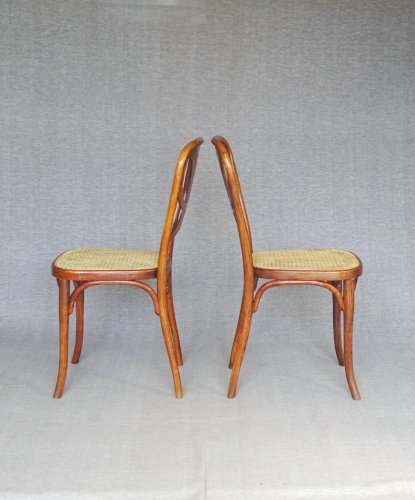 2 Chaises Thonet N°642, 1910, Art nouveau