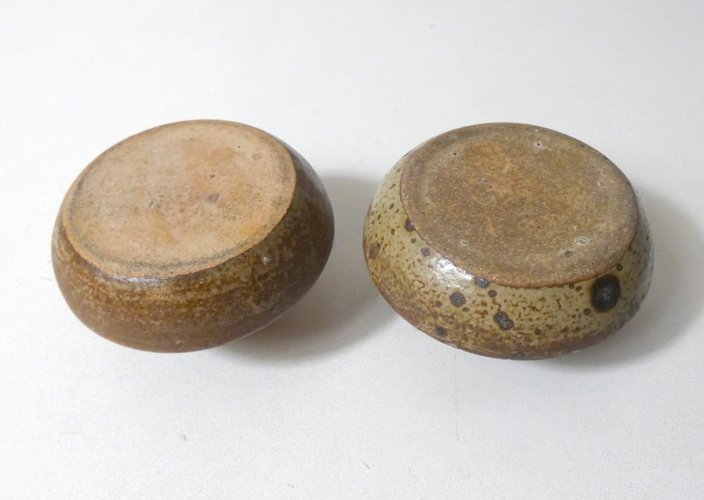 2 coquetiers en grès vintage