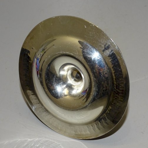 -2 COQUETIERS METAL Argenté sans marque et UN ROND DE SERVIETTE CHRISTOFLE   D