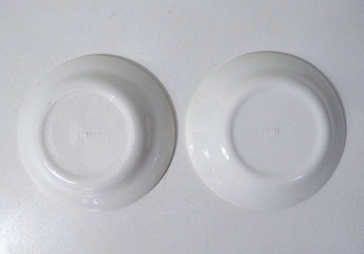 2 coupelles Gien Liqueur Grand Marnier café publicitaire bistrot vintage