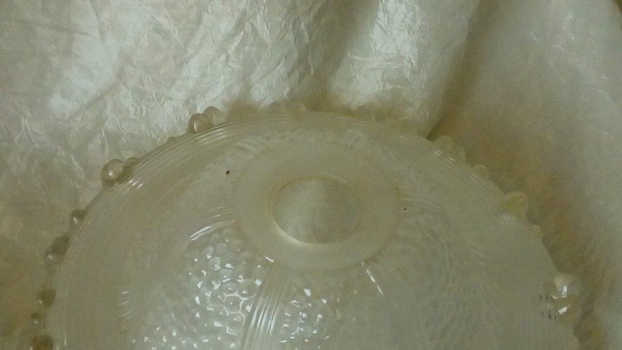 2 COUPELLES TULIPES SIGNEE EZAN EN VERRE DEPOLIE ART DECO*