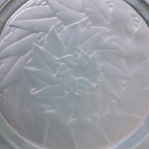 2 dessous de bouteille en verre