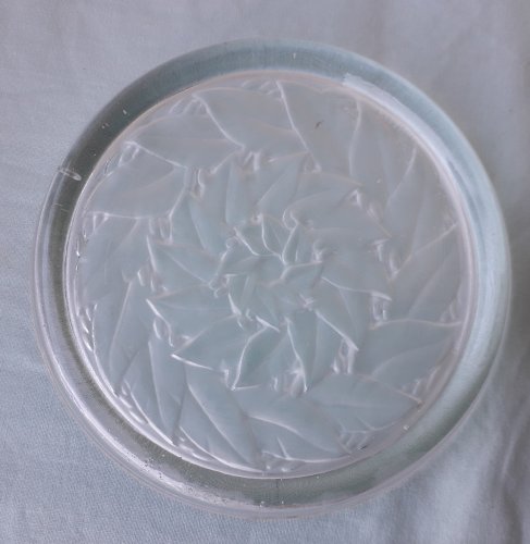 2 dessous de bouteille en verre