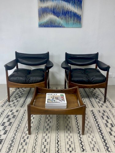 2 fauteuils et table basse Modus par Kristian Vedel pour Søren Willadsen