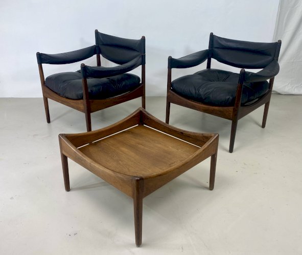 2 fauteuils et table basse Modus par Kristian Vedel pour Søren Willadsen