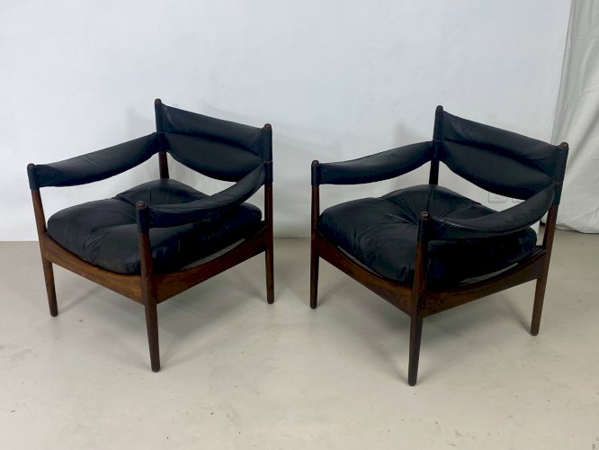 2 fauteuils et table basse Modus par Kristian Vedel pour Søren Willadsen