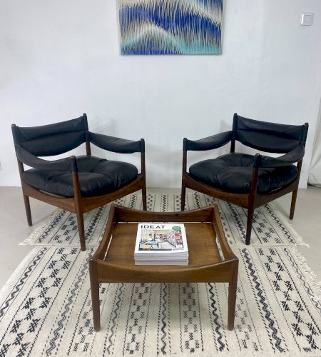 2 fauteuils et table basse Modus par Kristian Vedel pour Søren Willadsen
