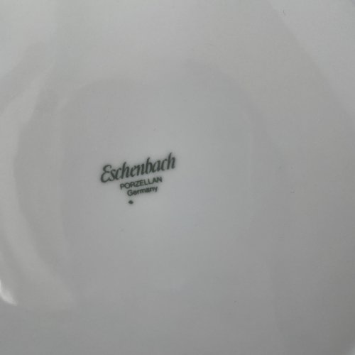 2 grande assiette porcelaine allemande Eschenbach  déco Noel?