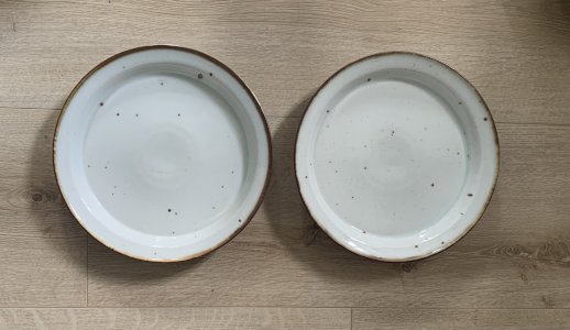 2 Grandes assiettes grès Dansk designs années 70