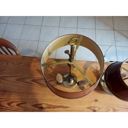 2 Lampes Bouillotte de Style Empire
