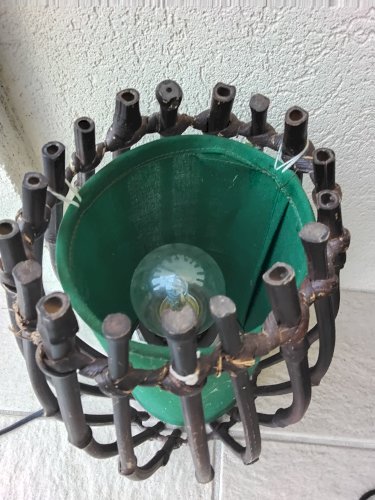 2 lampes en rotin