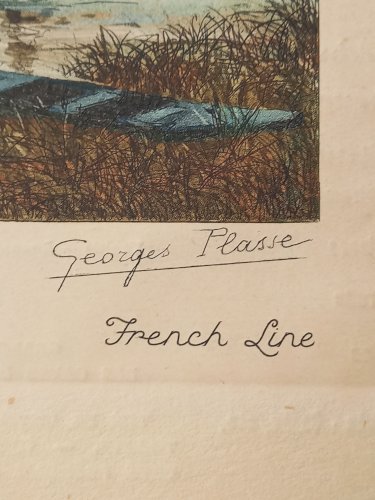 2 Menus de collection du Paquebot " Paris " de 1935