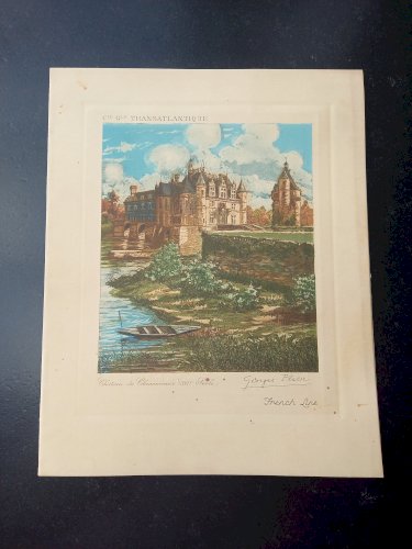 2 Menus de collection du Paquebot " Paris " de 1935