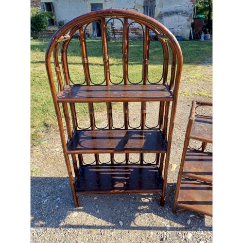 2 Meubles en Rotin Vintage