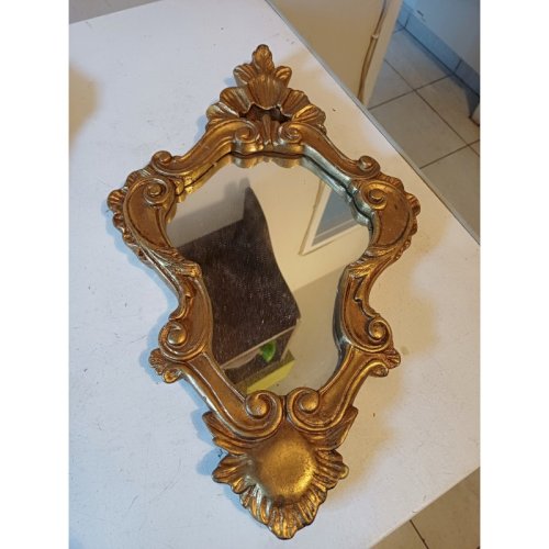 2 Miroirs Bois et Stuk Doré