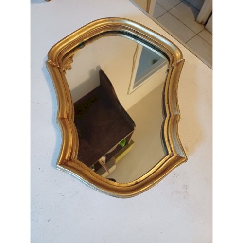 2 Miroirs Bois et Stuk Doré