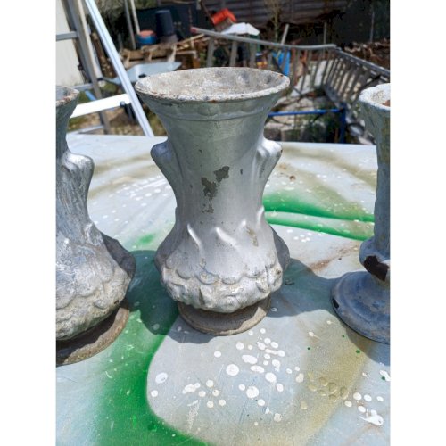 2 Paire de Vases en Fonte 1900 Charleville- Méziéres
