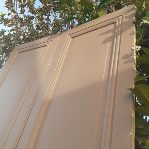 2 Paires de grandes portes anciennes de placard haussmanniennes XIX°