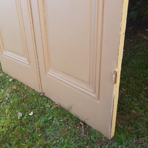 2 Paires de grandes portes anciennes de placard haussmanniennes XIX°