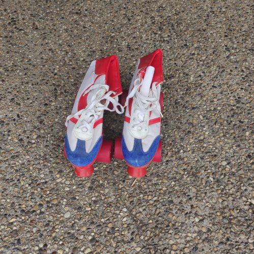 2 paires de Rollers vintage