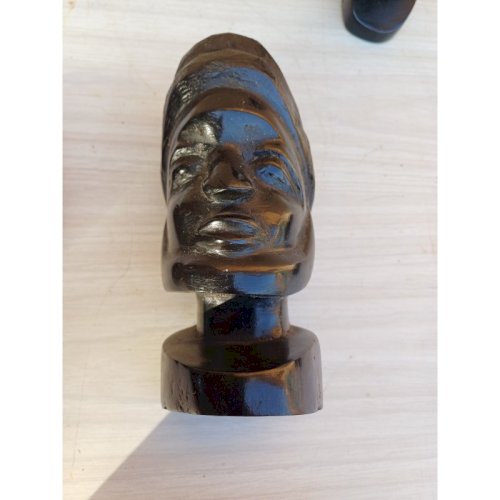 2 Paires de Statues ébéne Africaine