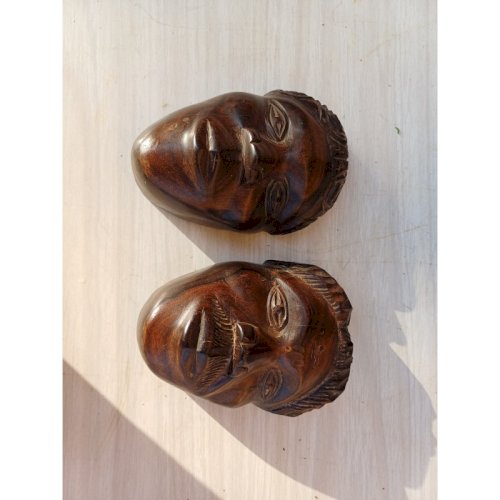 2 Paires de Statues ébéne Africaine