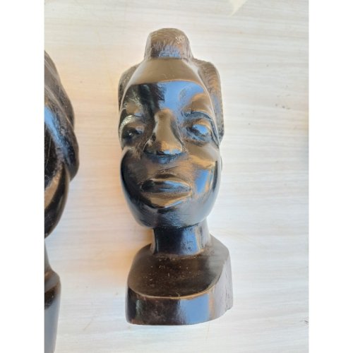 2 Paires de Statues ébéne Africaine