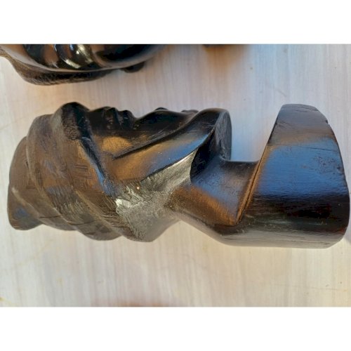 2 Paires de Statues ébéne Africaine