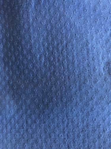  2 PARURES DE LIT POUR UNE PERSONNE EN COTON DAMASSÉ BLEU CIEL