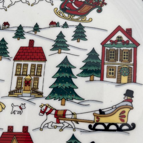 2 petite assiette dessert The joy of Christmas Jamestown china 1987 déco Noel?