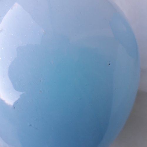 2 Pieds de lampes en opaline