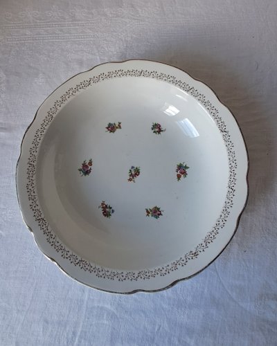 2 plats creux Tourville de Digoin Sarreguemines. Véritable opaque