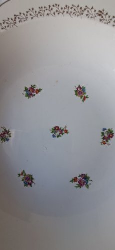 2 plats creux Tourville de Digoin Sarreguemines. Véritable opaque