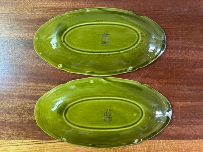 2 plats vintage Gien