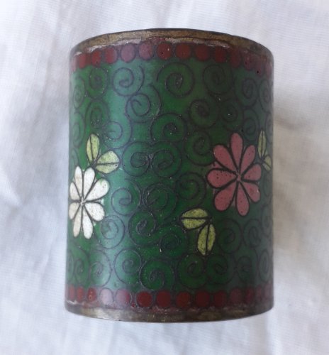 2 Pots cloisonnés