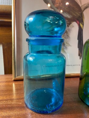 2 pots d’apothicaire vintage