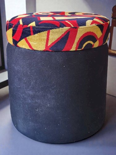 2 poufs Art déco