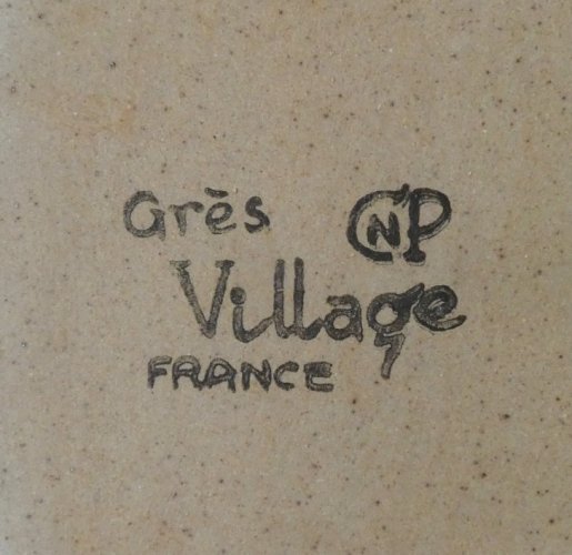 2 raviers en grès Village vintage