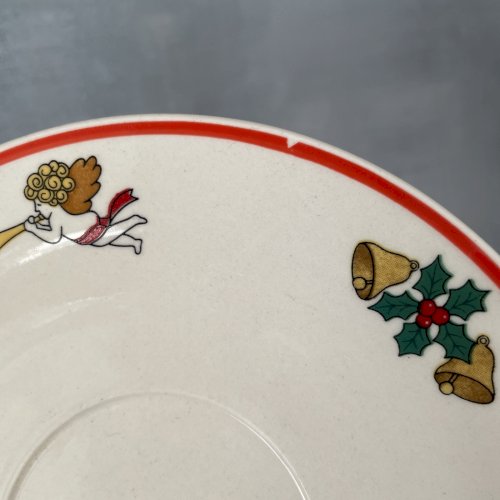 2 soucoupe + 2 bol The joy of Christmas Jamestown china 1987 déco Noel ??