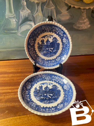 2 soucoupes Adams English Scenic