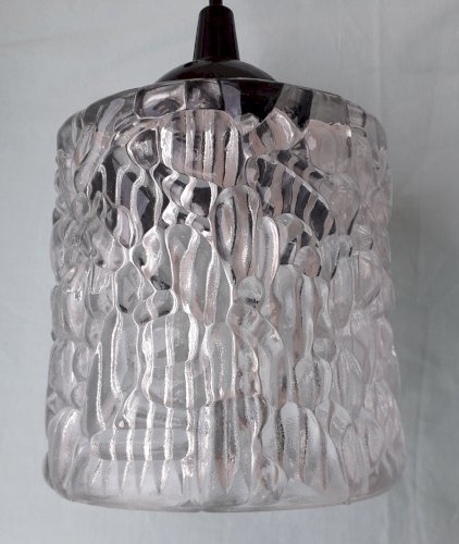 2 suspensions en verre holophane