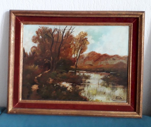 2 Tableaux peintures paysages